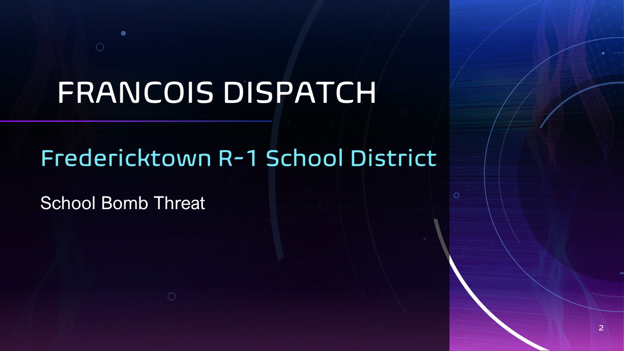 Fredericktown School Bomb Threat